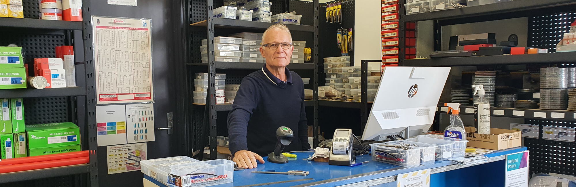 Eric - owner of Bolt Products - Nuts and Bolts NZ